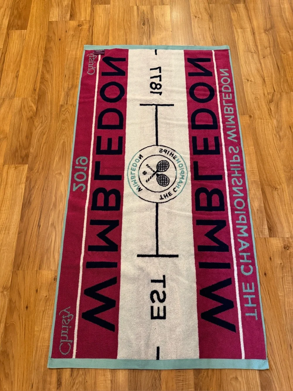 NWT Official Wimbledon The Championship 2019 Ladies Towel  Full Sz Christy